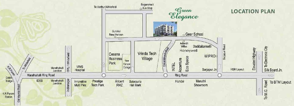 Green Elegance site map
